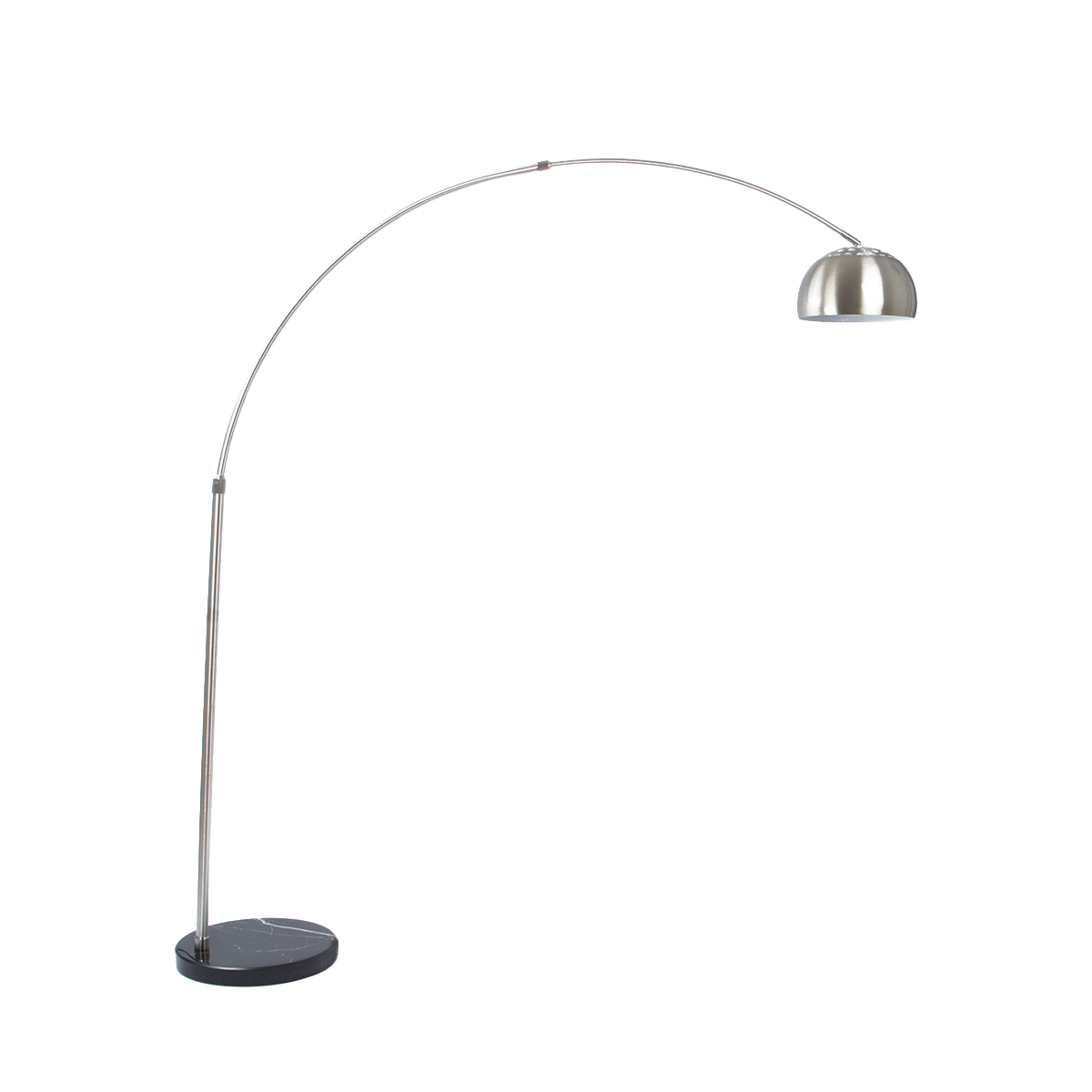 Купить современный высокий торшер 844214/27 напольный на мраморном основании с металлическим плафоном