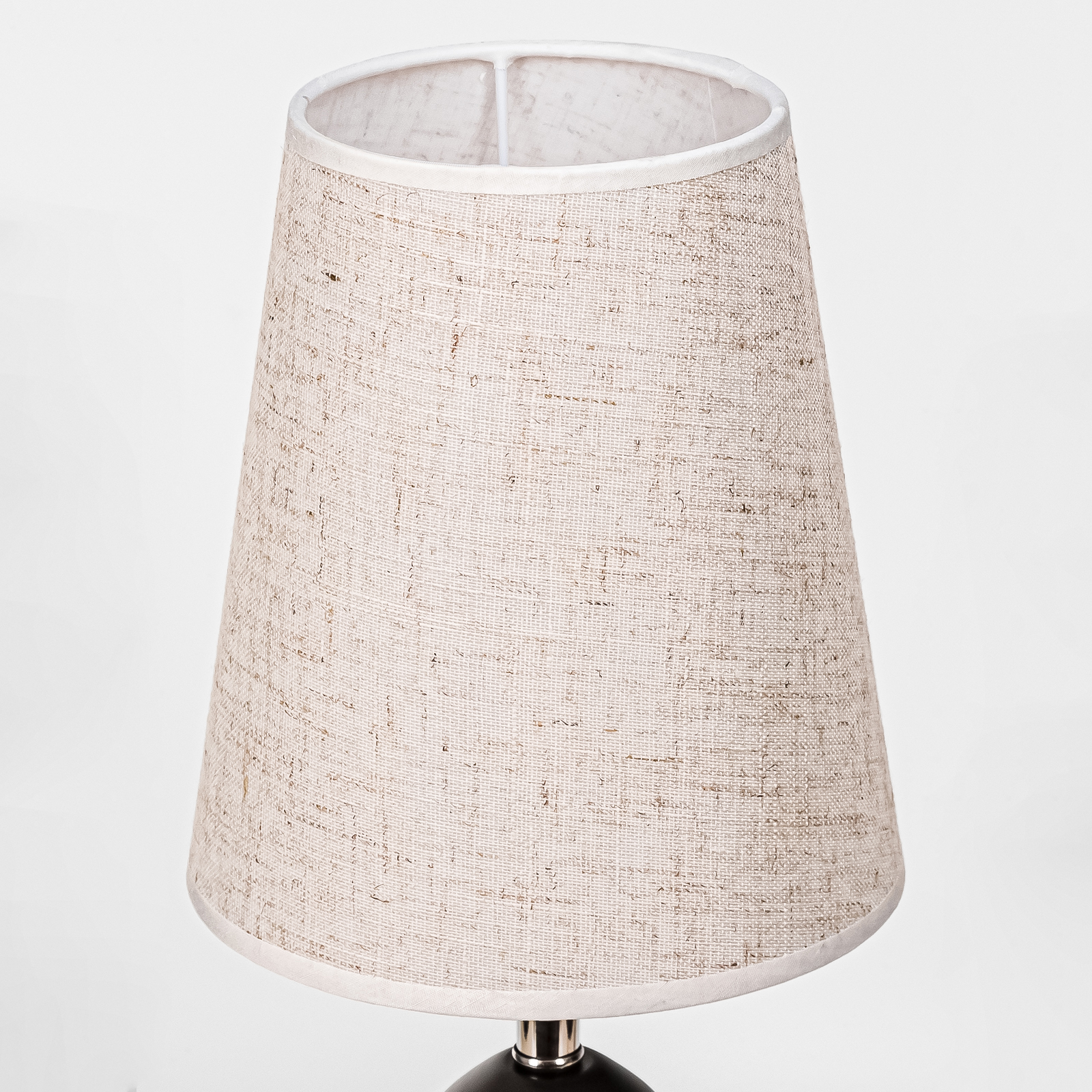 Абажур из льна для настольной лампы 90030ЛЧ пример на фото