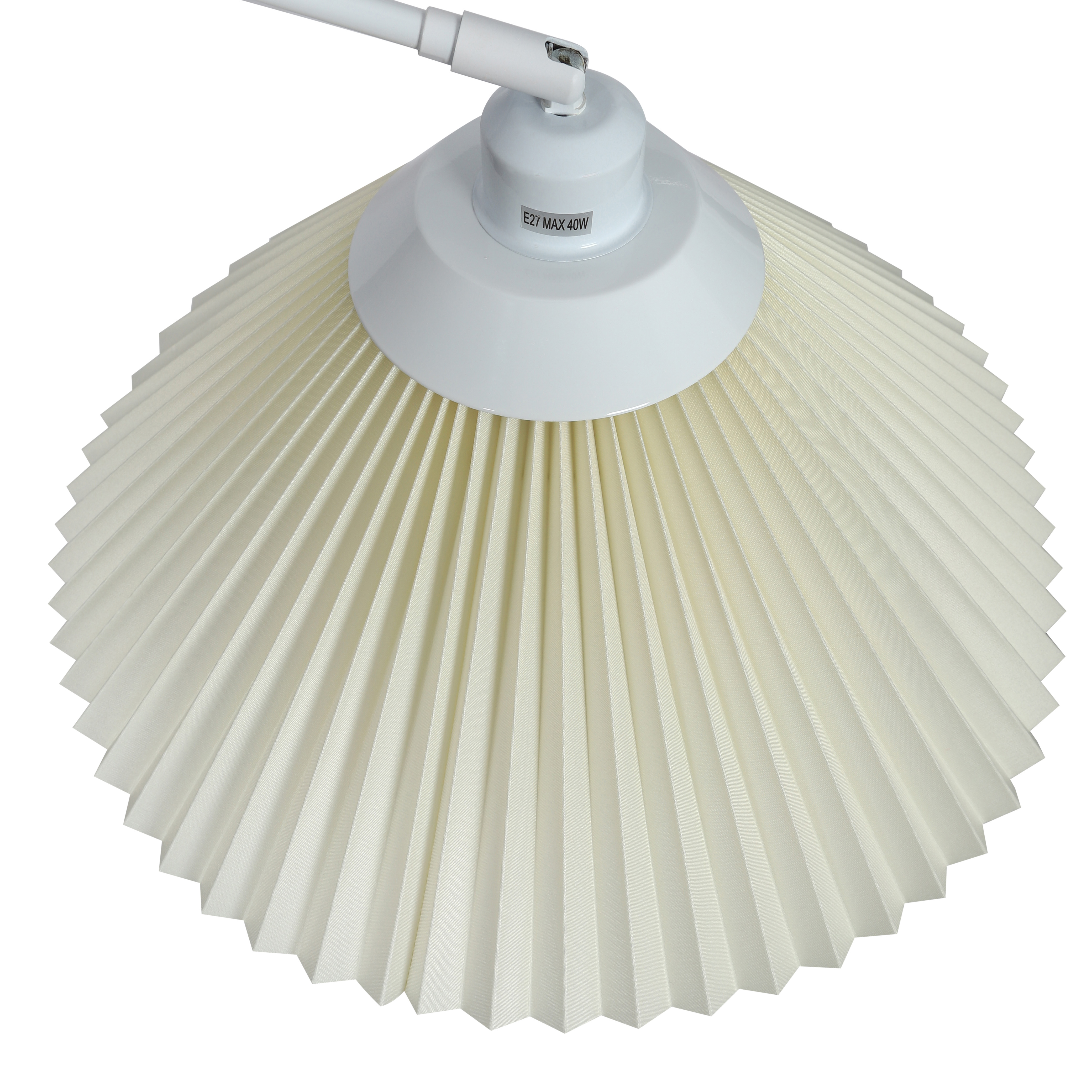 Торшер напольный современный с абажуром, белый