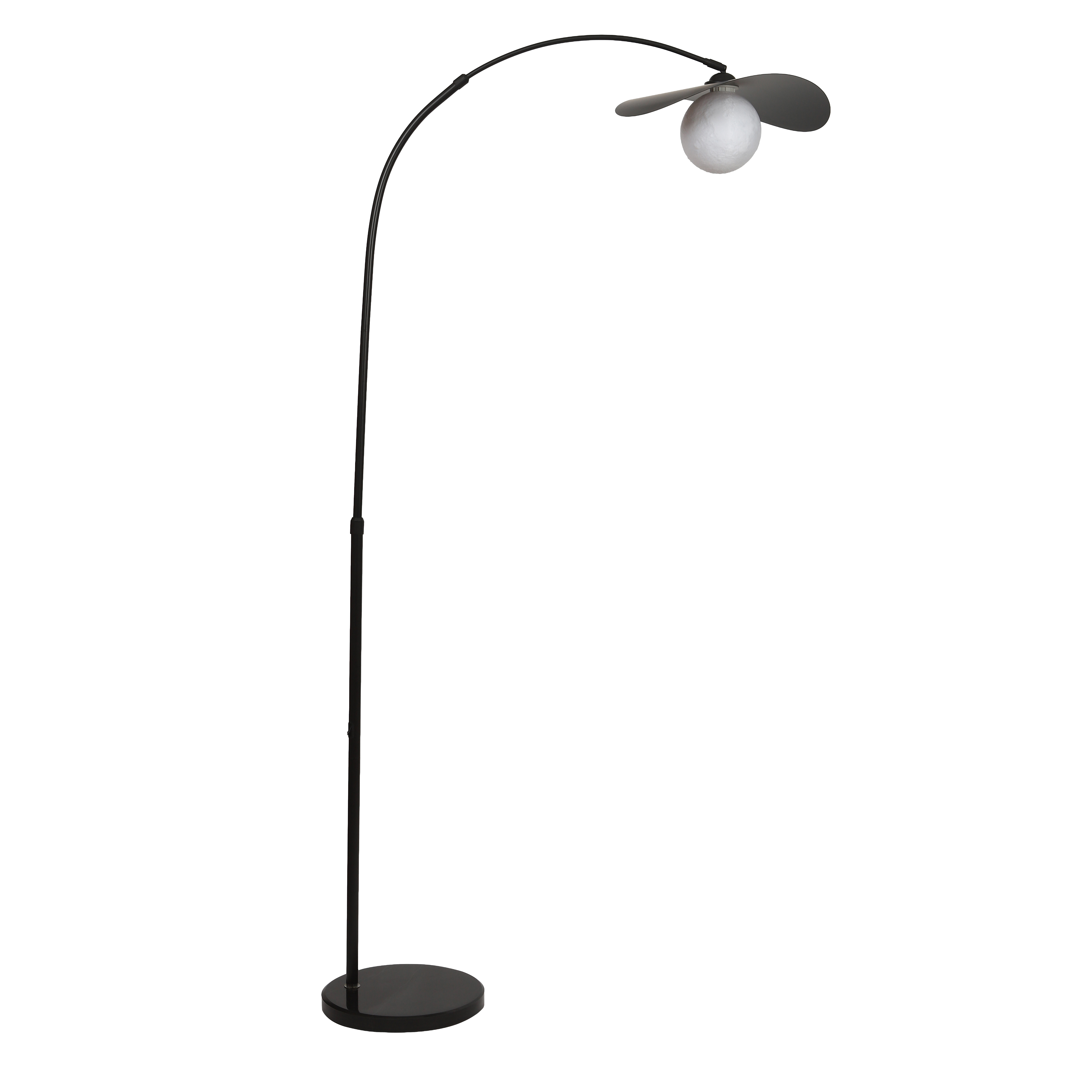 Купить торшер напольный 20030Ч современный светильник лампа с абажуром E27, черный в интернет-магазине BONROW