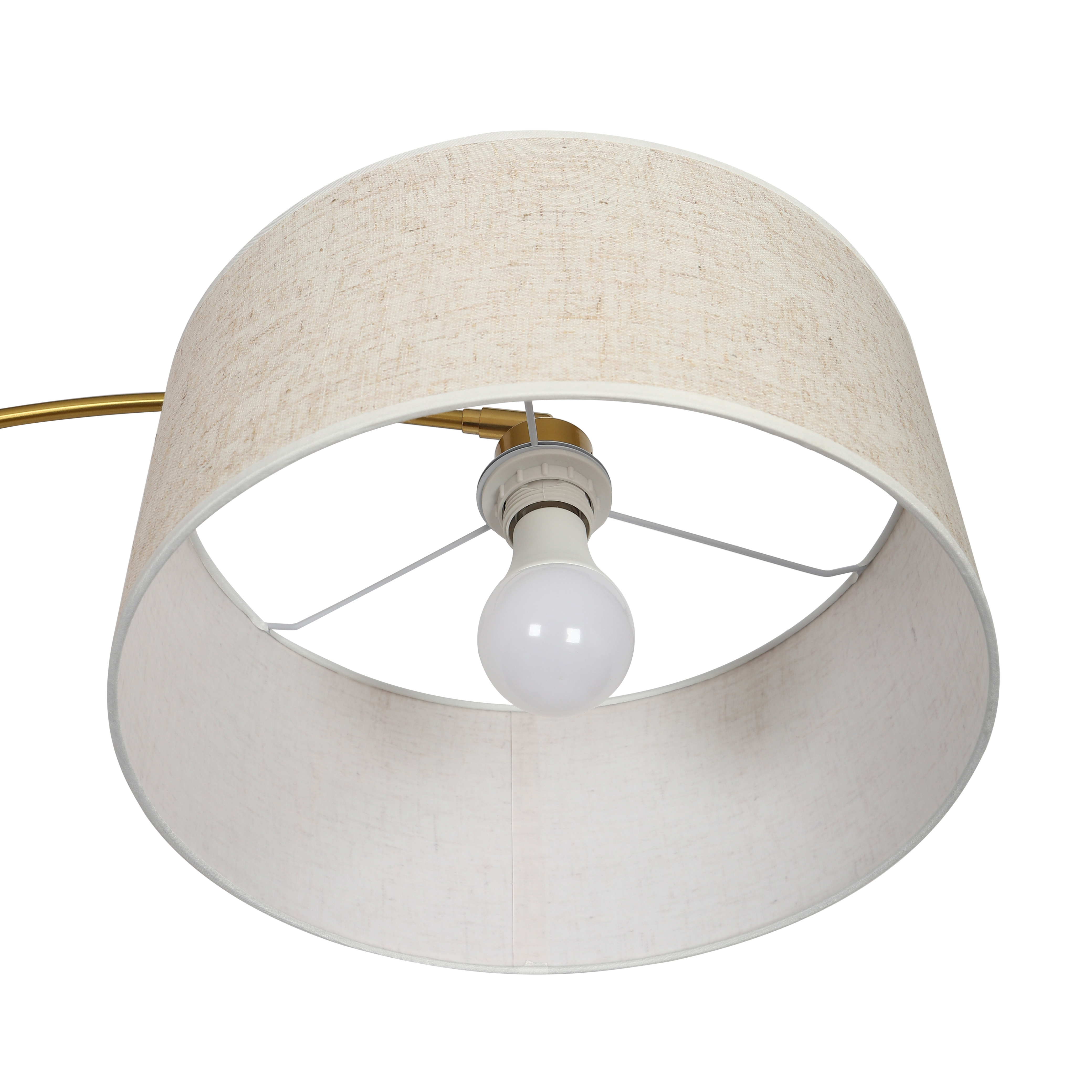 Купить торшер напольный 18526злб современный светильник лампа с абажуром E27, бежевый в интернет-магазине BONROW