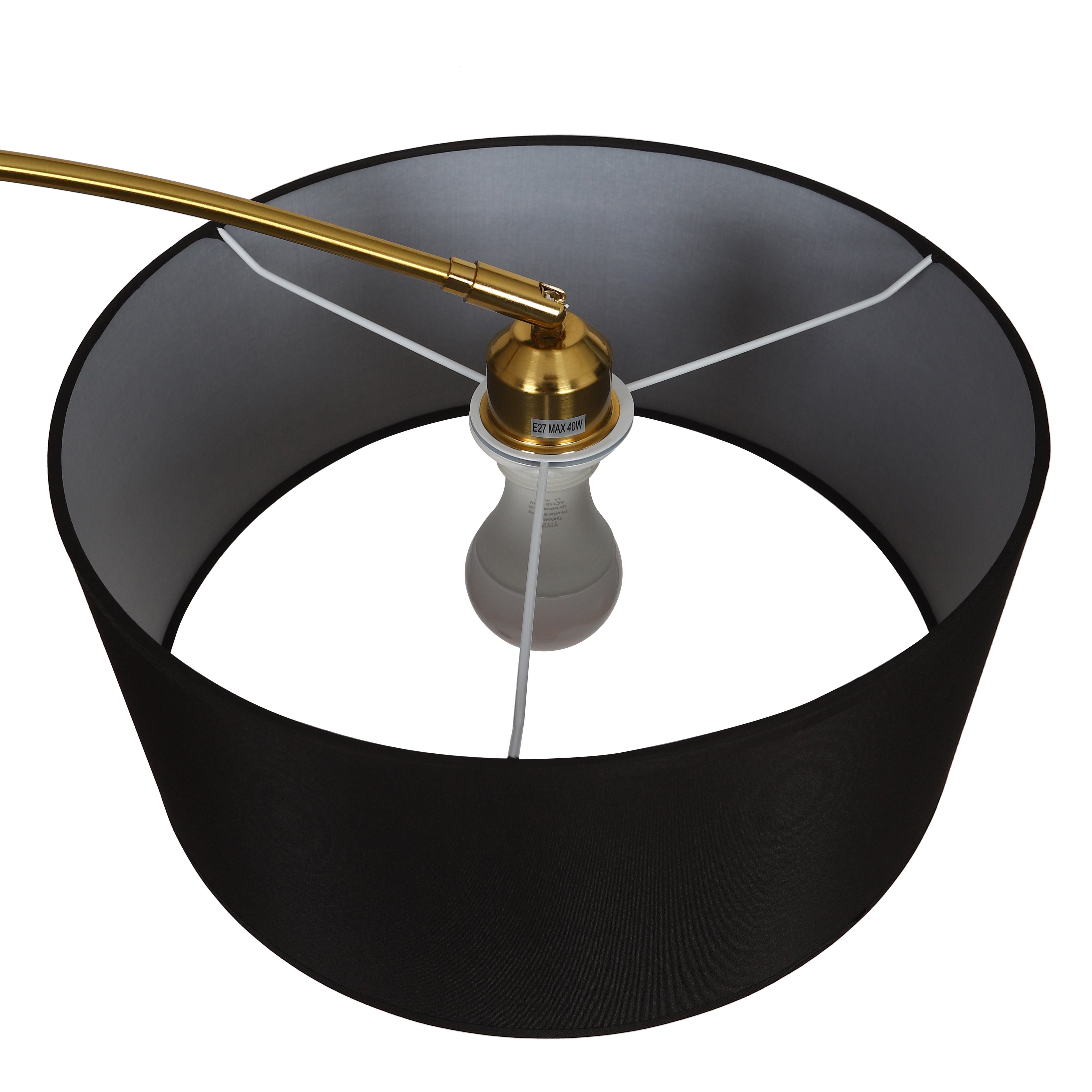 Купить торшер напольный 18526зч современный светильник лампа с абажуром E27, бежевый в интернет-магазине BONROW