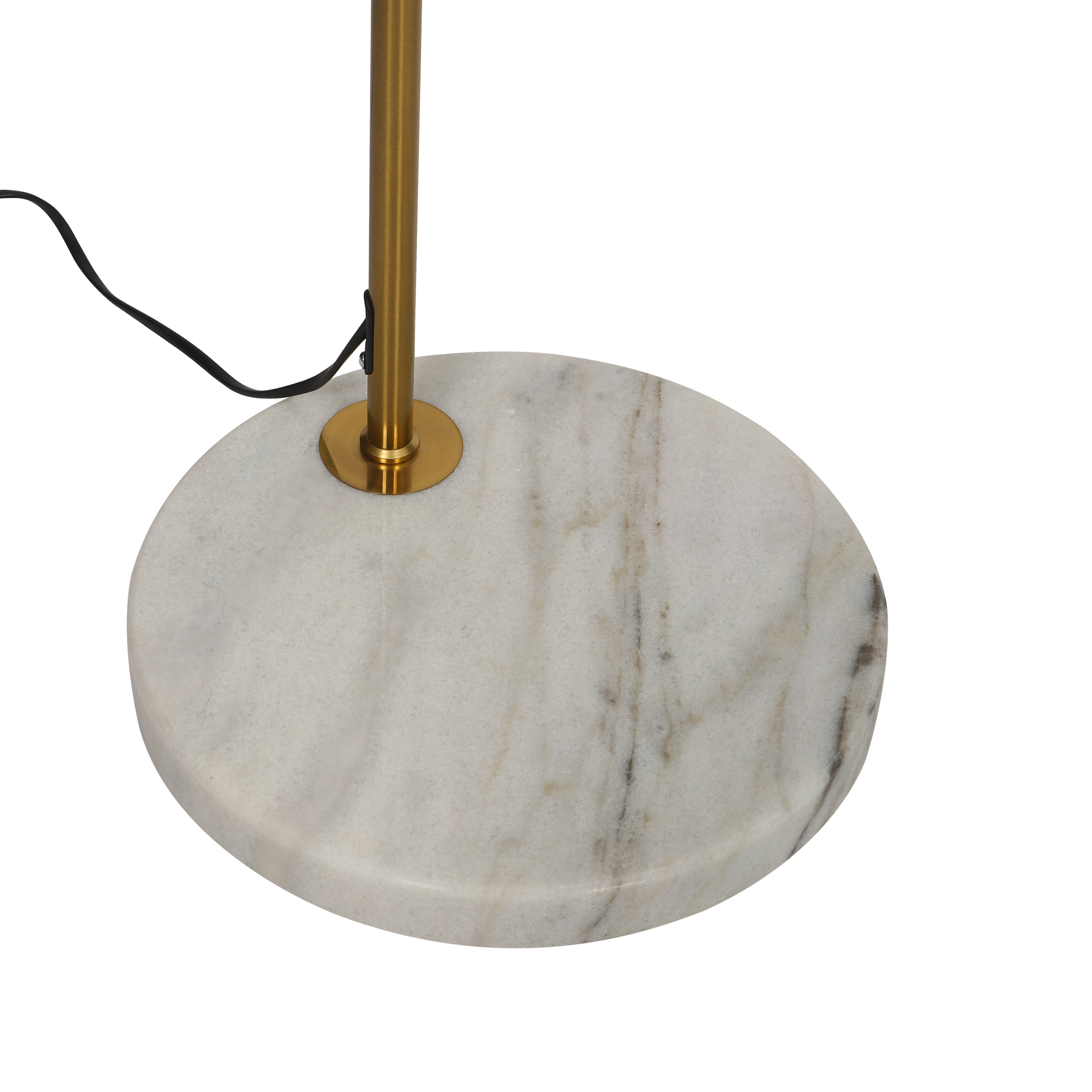 Купить торшер напольный 844214зб современный светильник лампа с абажуром E27, золотистый в интернет-магазине BONROW