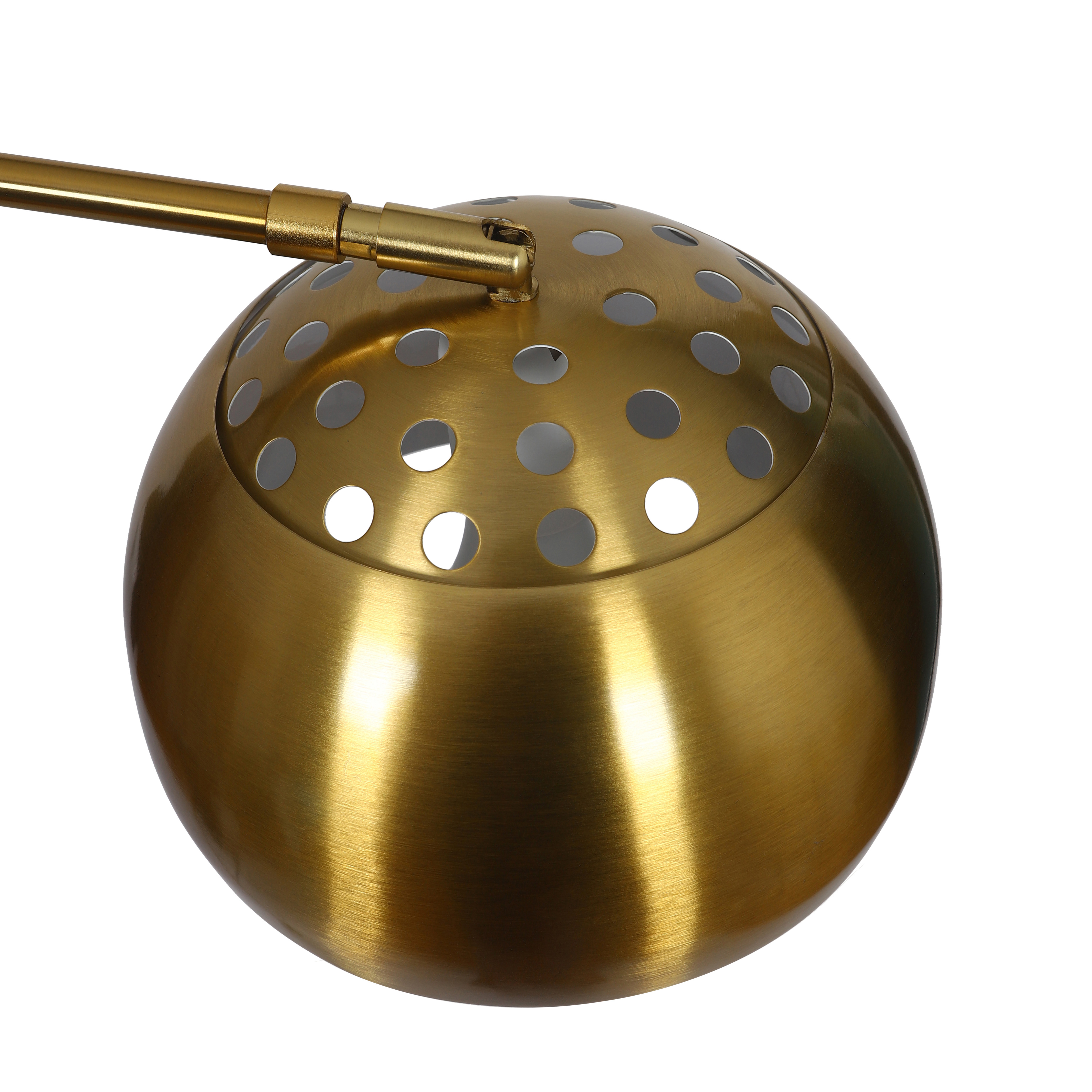 Купить торшер напольный 844214зб современный светильник лампа с абажуром E27, золотистый в интернет-магазине BONROW