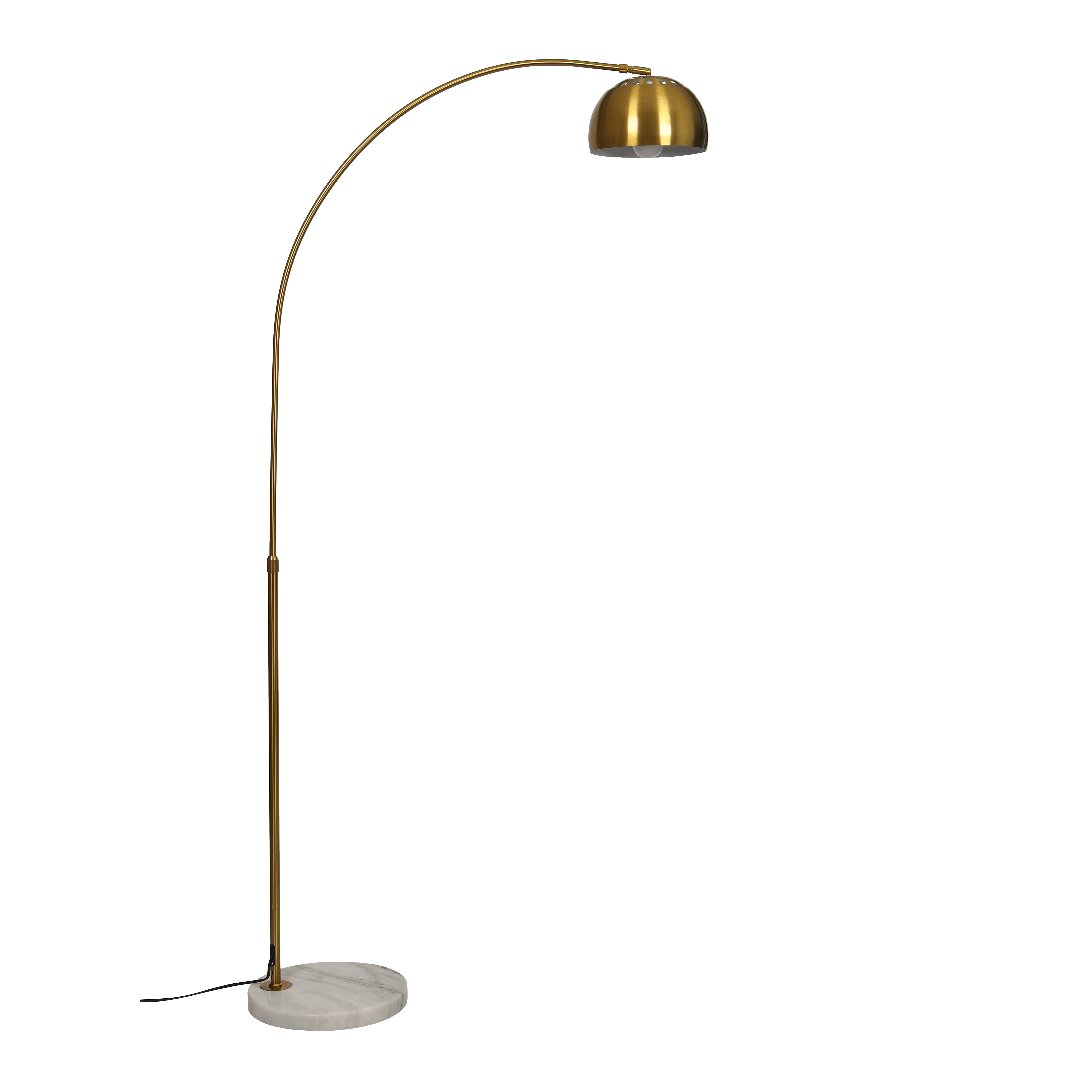 Купить торшер напольный 844214зб современный светильник лампа с абажуром E27, золотистый в интернет-магазине BONROW