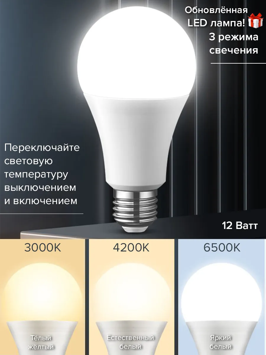 Торшер напольный современный светильник лампа с абажуром E27, бежевый
