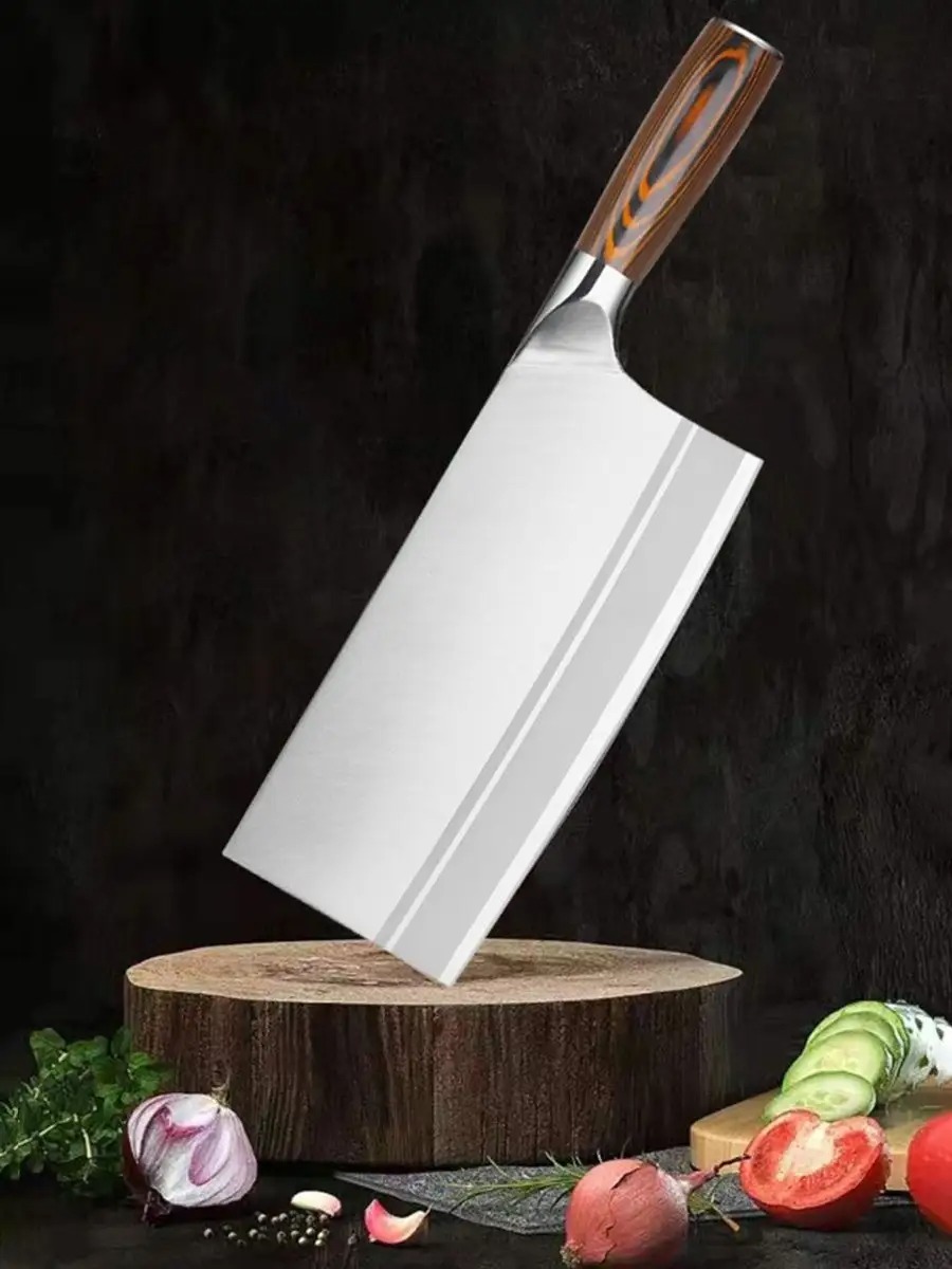 Нож шеф профессиональный кухонный Топорик